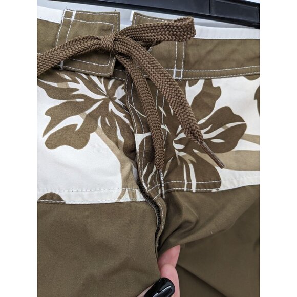 Speedo Board Swim Trunk Shorts Men Size 36 Floral Hawaiian Tropical Y2K Surfer - Picture 5 of 7